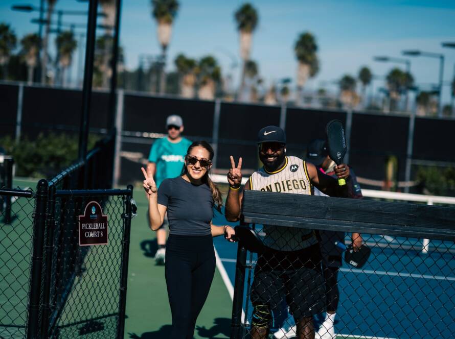 pickleball court