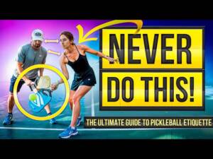 pickleball etiquette