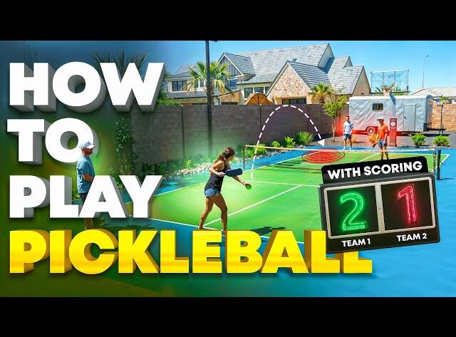 how to play pickleball in 5 mins